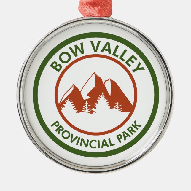 Bow Valley Provincial Park Metal Ornament (Front)