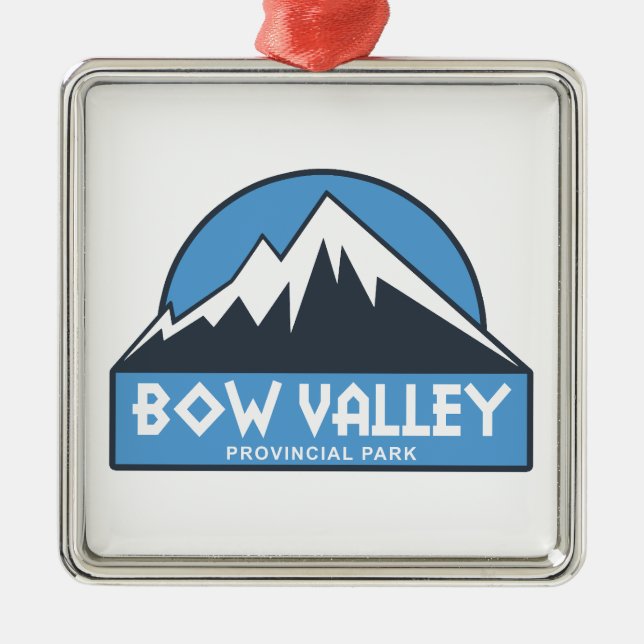 Bow Valley Provincial Park Metal Ornament (Front)