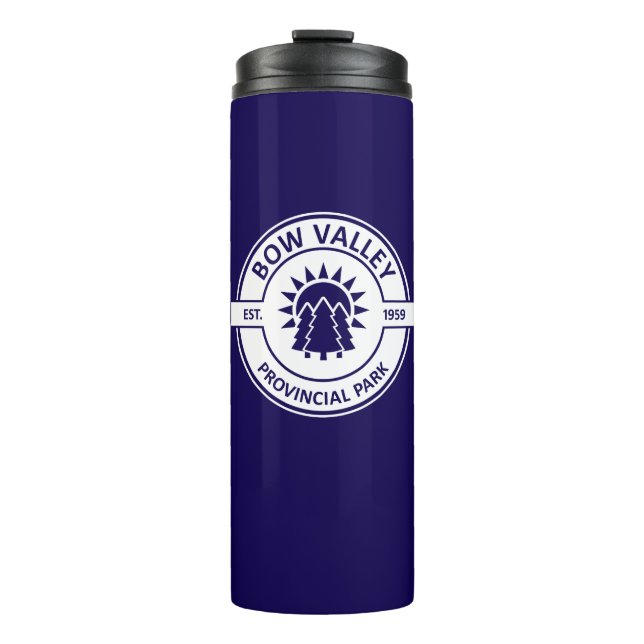 Bow Valley Provincial Park Sun Trees Thermal Tumbler (Front)