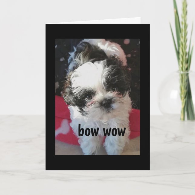 BOW WOW SAYS PUP/"HAPPY EASTER TO YOU! HOLIDAY CAR (Front)