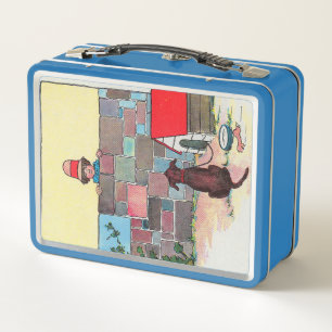 Bow-wow-wow! Whose dog art thou? Nursery Rhyme Metal Lunch Box