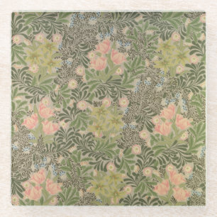 Bower' design glass coaster