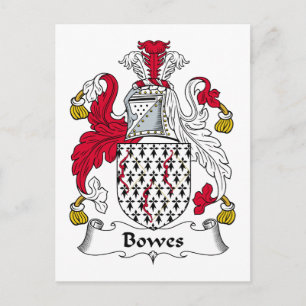 Bowes Family Crest Postcard