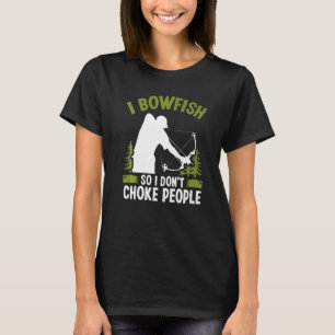 Bowfishing Airboat Archer Bow Hunter Fisherman Bow T-Shirt