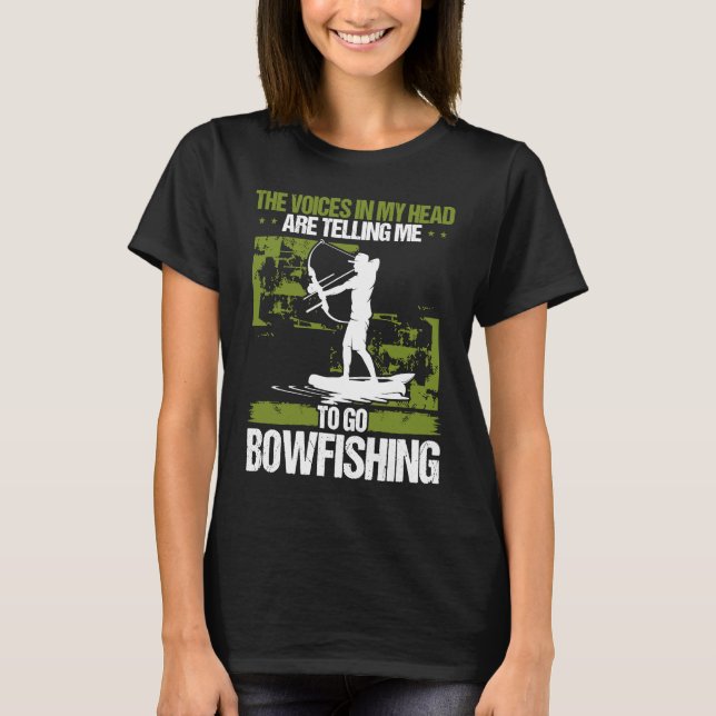 Bowfishing Airboat Bowhunter Bowfisher Fisherman A T-Shirt (Front)