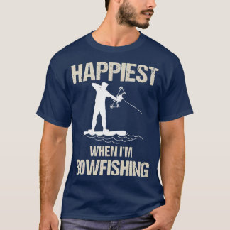 Bowfishing Bow Lights Arrows Crossbow Bowfisher83  T-Shirt