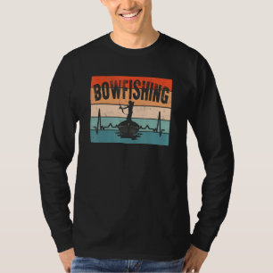 Bowfishing Heartbeat Fish Bow Hunting T-Shirt