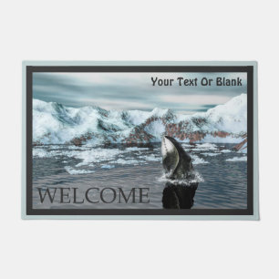 Bowhead Whale  - Welcome Doormat