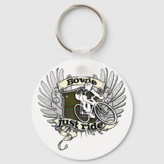 Bowie Just Ride Keychain