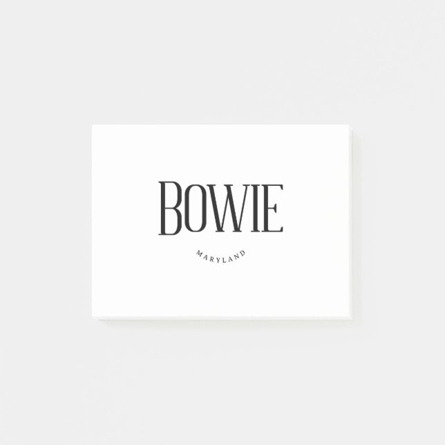 Bowie MD Post-it Notes (Front)