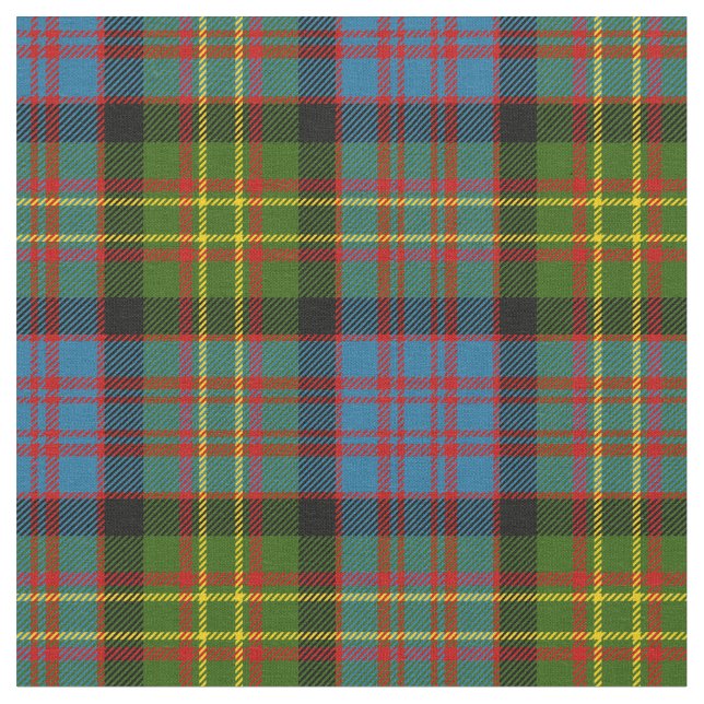 Bowie Tartan Print Fabric (Close Up)