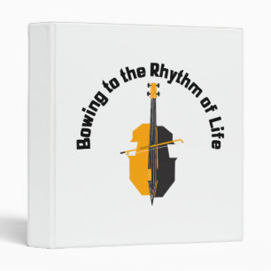 Bowing to the Rhythm of Life Cello Binder