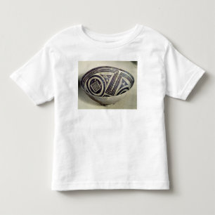 Bowl decorated with a geometric pattern toddler t-shirt