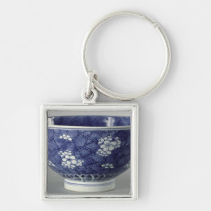 Bowl decorated with cherry blossom keychain