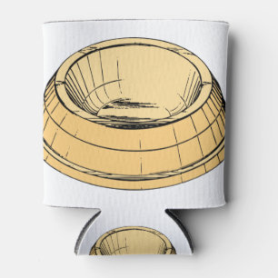 Bowl Dish Pet Cat Plate Empty Food Dog Peach Can Cooler