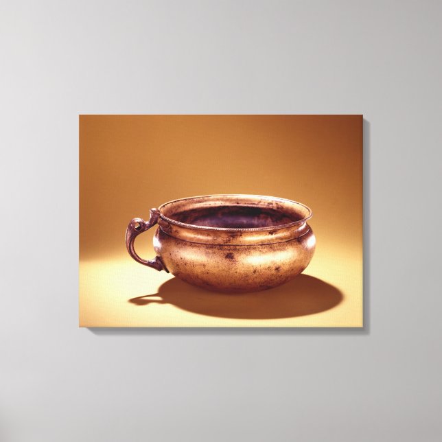 Bowl, from Keshcarrigan, County Leitrim Canvas Print (Front)