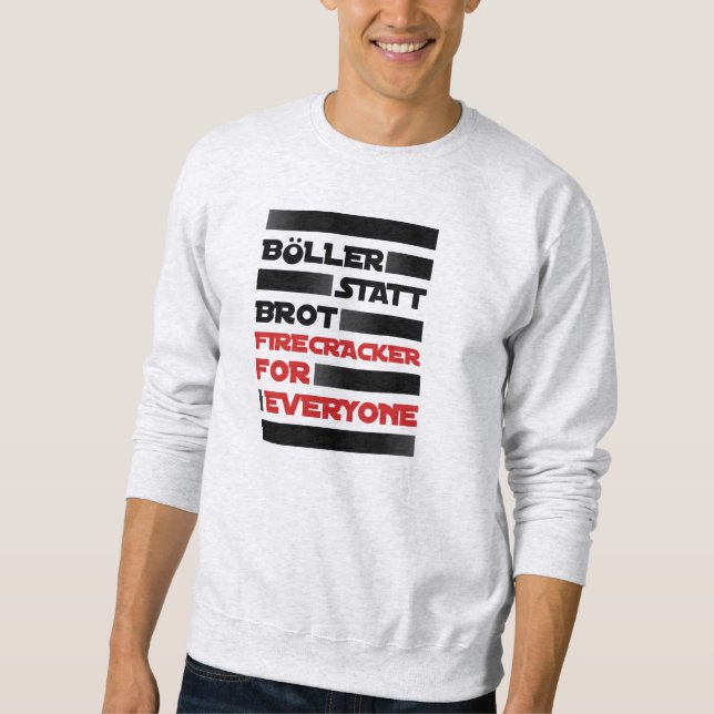 Bowl instead of bread! sweatshirt (Front)
