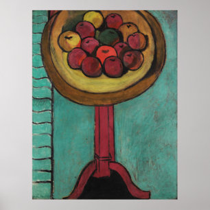 Bowl of Apples on a Table Matisse Poster