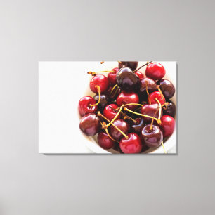 bowl of Cherries Canvas Print