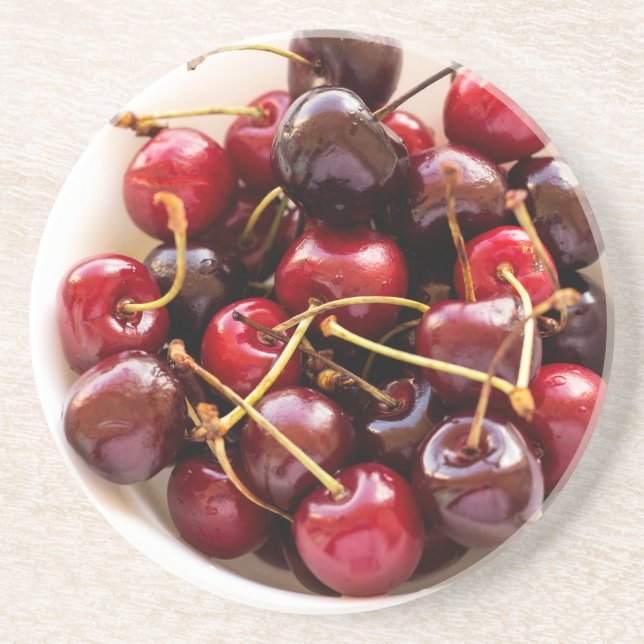 bowl of Cherries Coaster (Front)