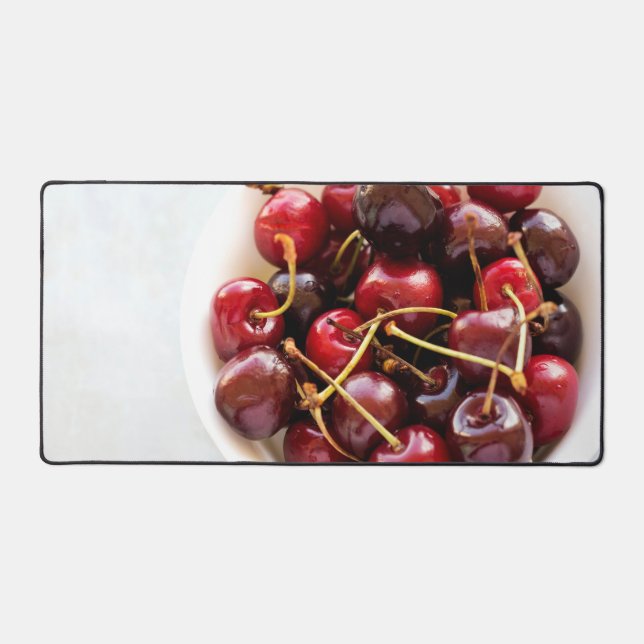 bowl of Cherries Desk Mat (Front)
