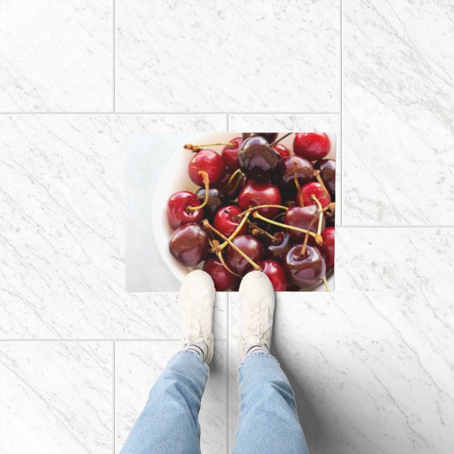 bowl of Cherries Doormat (Indoor)