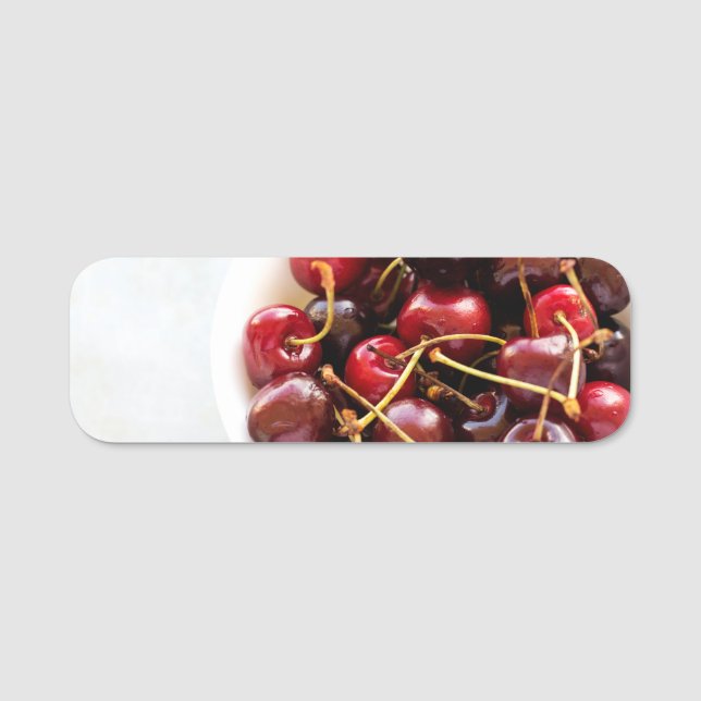 bowl of Cherries Name Tag (Front)