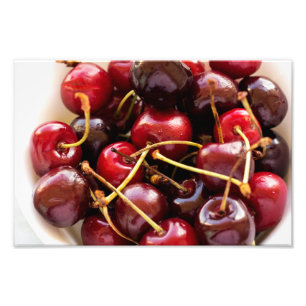 bowl of Cherries Photo Print