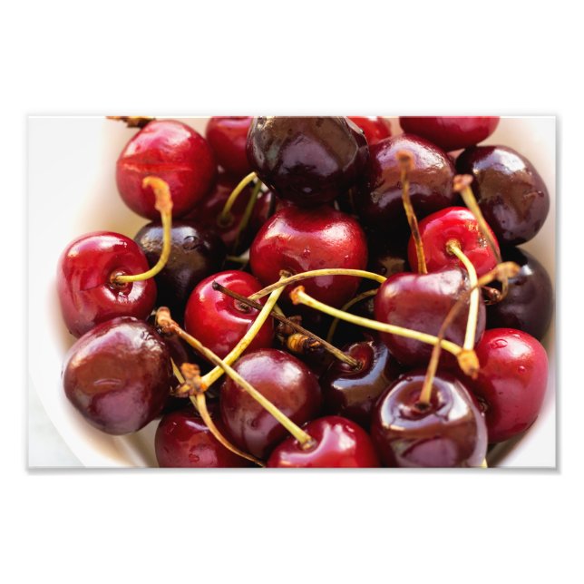 bowl of Cherries Photo Print (Front)