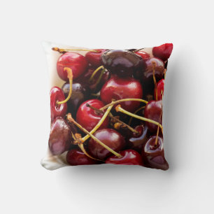 bowl of Cherries Throw Pillow