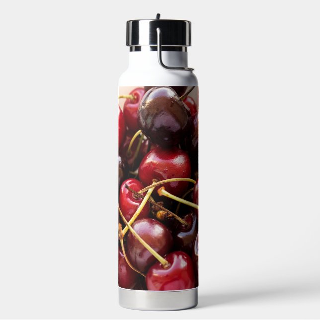 bowl of Cherries Water Bottle (Left)