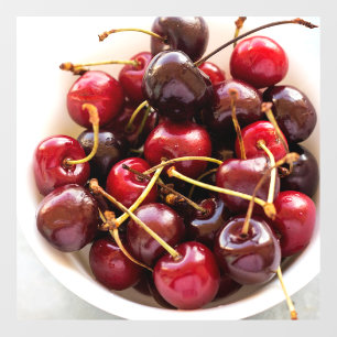 bowl of Cherries Window Cling