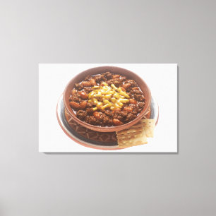 Bowl of Chili Canvas Print