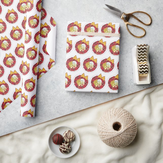 Bowl of Chili Chilli Chile con Carne Cookoff Food Wrapping Paper (Crafts)