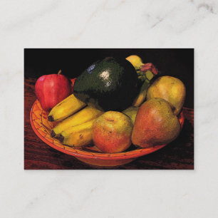 Bowl of Fruit ATC Business Card