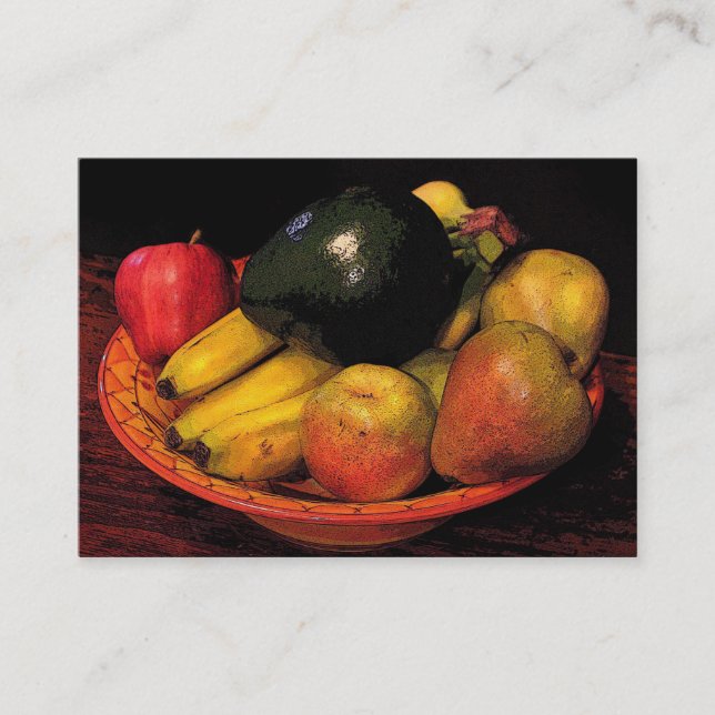 Bowl of Fruit ATC Business Card (Front)