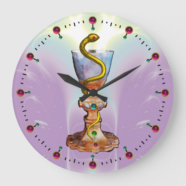 BOWL OF HYGEIA , PHARMACY LARGE CLOCK (Front)