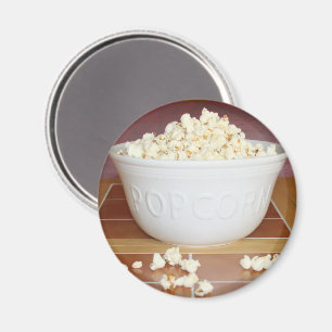 Bowl of Popcorn Magnet