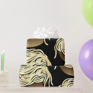 Bowl of Spaghetti Pasta Noodle Food Wrapping Paper