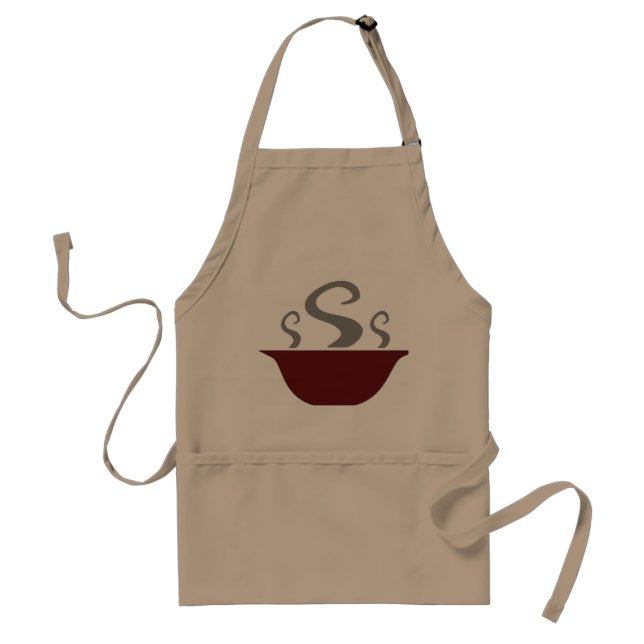 Bowl Of Steaming Soup Apron (Front)