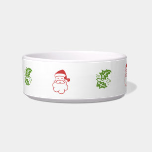 Bowl - Santa and holly (small)