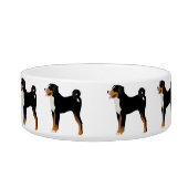 Bowl with Appenzeller sennenhund (Back)
