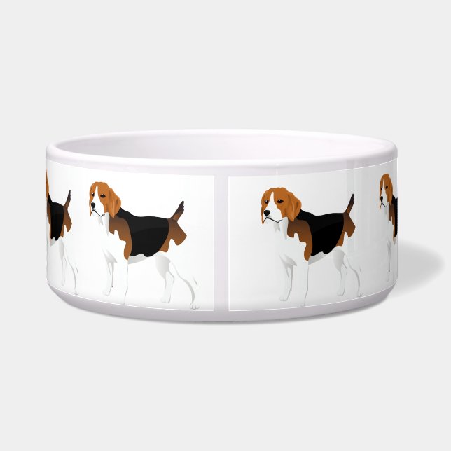 Bowl with beagle (Back)