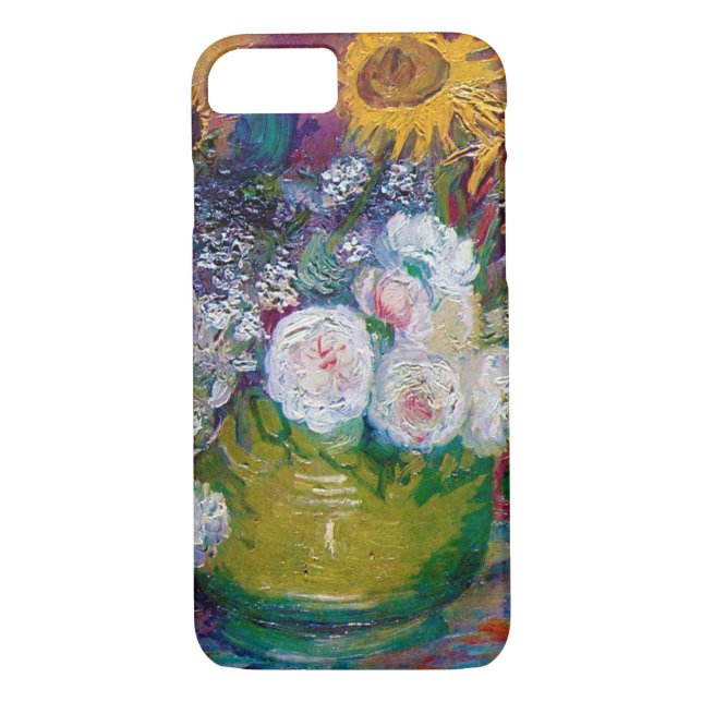 Bowl with Flowers, Van Gogh Case-Mate iPhone Case (Back)