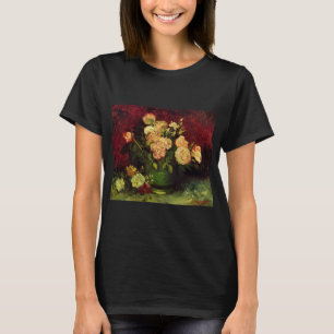 Bowl with Peonies and Roses by Vincent van Gogh T-Shirt