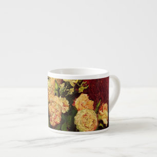Bowl with Peonies and Roses, Vincent van Gogh. Espresso Cup