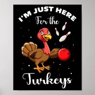 Bowler Bowling Tournament Turkey Bowling Player  Poster