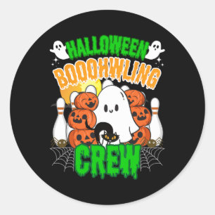Bowler Coach Bowling Kids Halloween Player Team Bo Classic Round Sticker