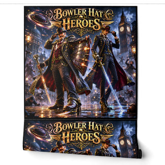 Bowler hat heroes/superhero wallpaper/steam punk wallpaper