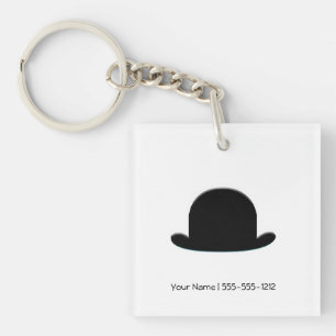 Bowler Hat Keychain